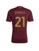 Moške Nogometnih dresov AS Roma Paulo Dybala #21 Domači 2024-25 Kratki rokavi